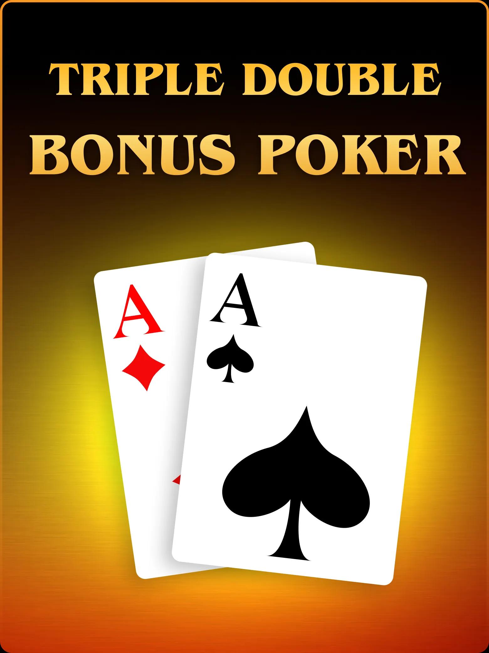 Triple Double Bonus Video Poker